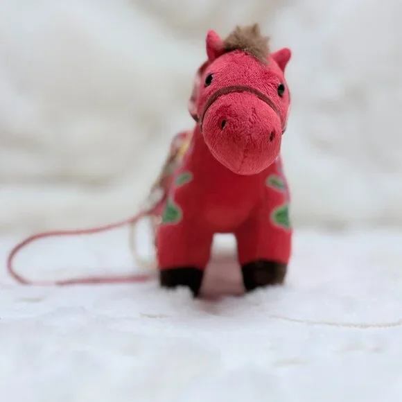 Red Horse Bag Charm & Keychain Set - Picture 2 of 4